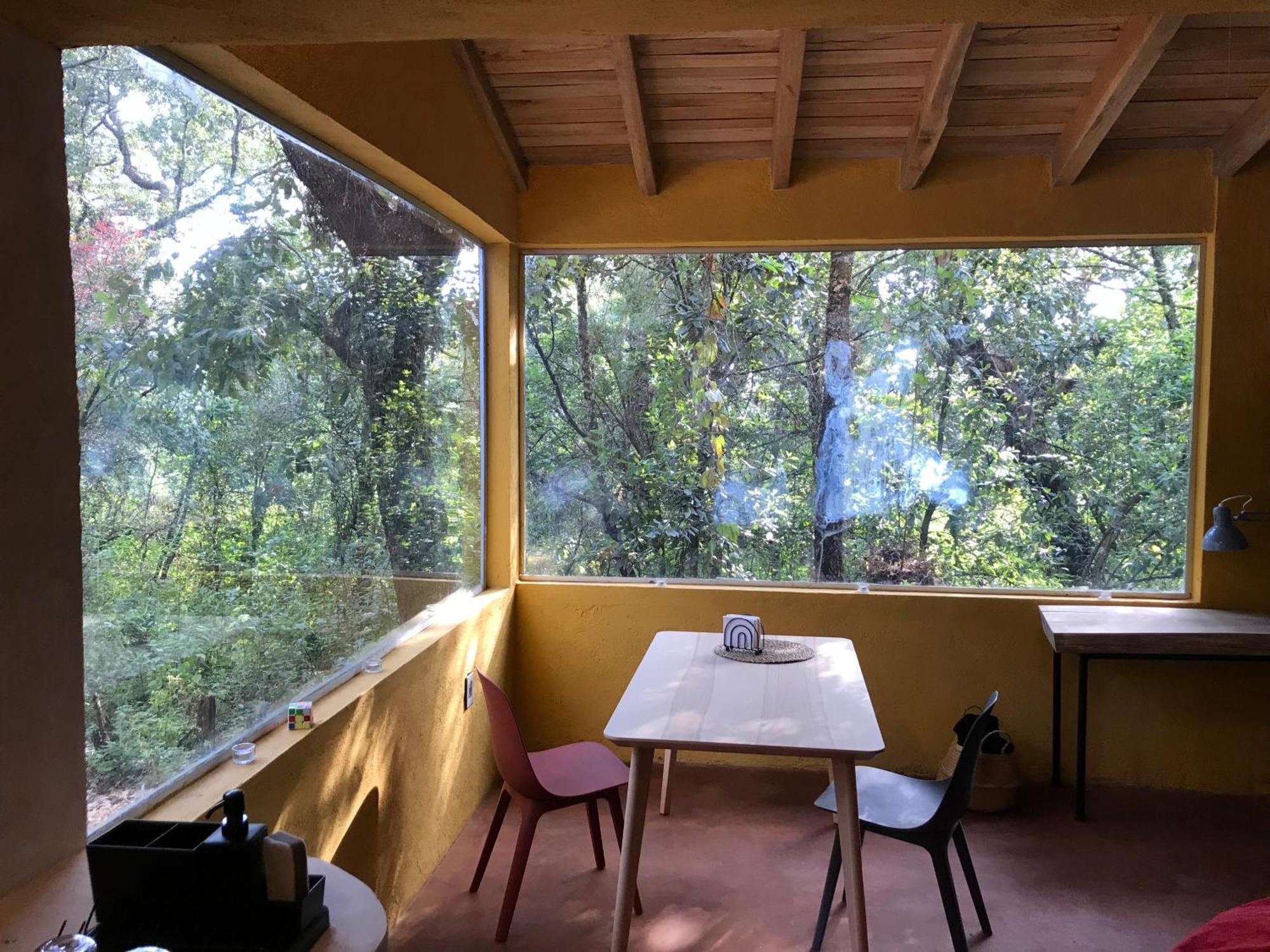 La Cabana Azul Al Fondo Del Bosque De Tepoztlán Exteriér fotografie
